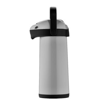 HELIOS Airpot Pump-Isolierkanne 1,9 l grau/schwarz
