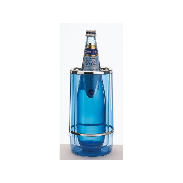 APS Flaschenkühler außen Ø 12 cm, H: 23 cm, blau