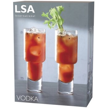 LSA Vodka Mixer Gläser 400 ml klar