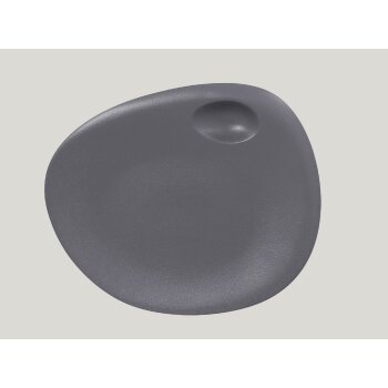 RAK NEOFUSION Teller Coupe - stone l 31cm/ w 26.5cm/