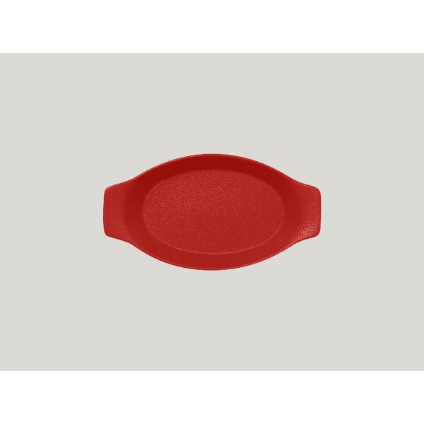 RAK NEOFUSION Schale oval mit Griffen - ember l 20cm/ w 11cm/ h 3.5cm/ c 20cl/