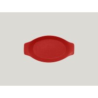 RAK NEOFUSION Schale oval mit Griffen - ember l 20cm/ w 11cm/ h 3.5cm/ c 20cl/