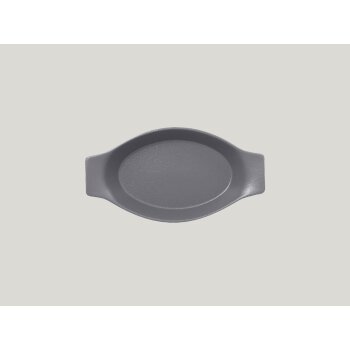 RAK NEOFUSION Schale oval mit Griffen - stone l 20cm/ w...