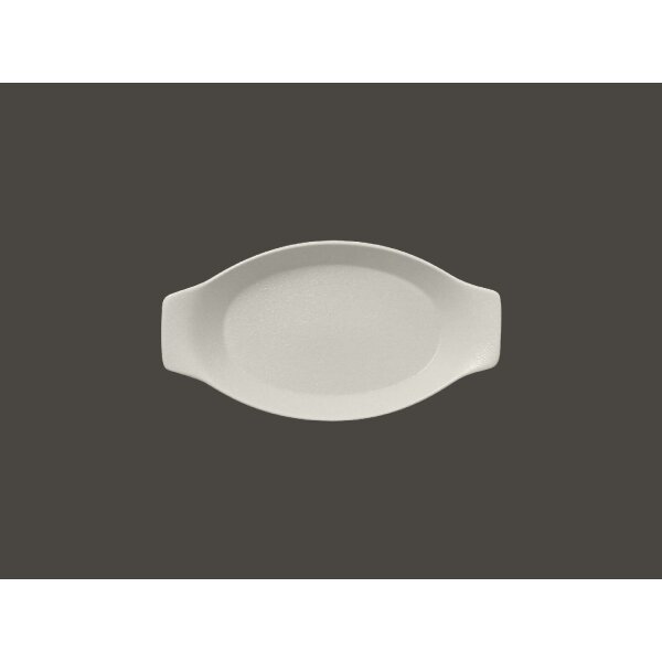 RAK NEOFUSION Schale oval mit Griffen - sand l 20cm/ w 11cm/ h 3.5cm/ c 20cl/