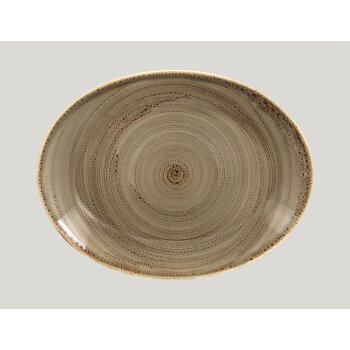 RAK TWIRL Platte oval - alga l 36cm/ w 27cm/