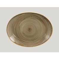 RAK TWIRL Platte oval - alga l 36cm/ w 27cm/