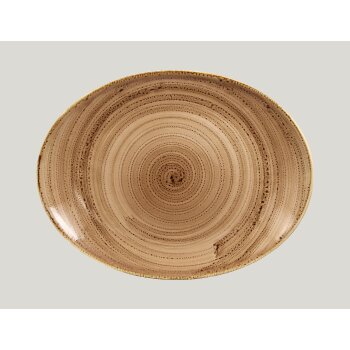 RAK TWIRL Platte oval - shell l 36cm/ w 27cm/