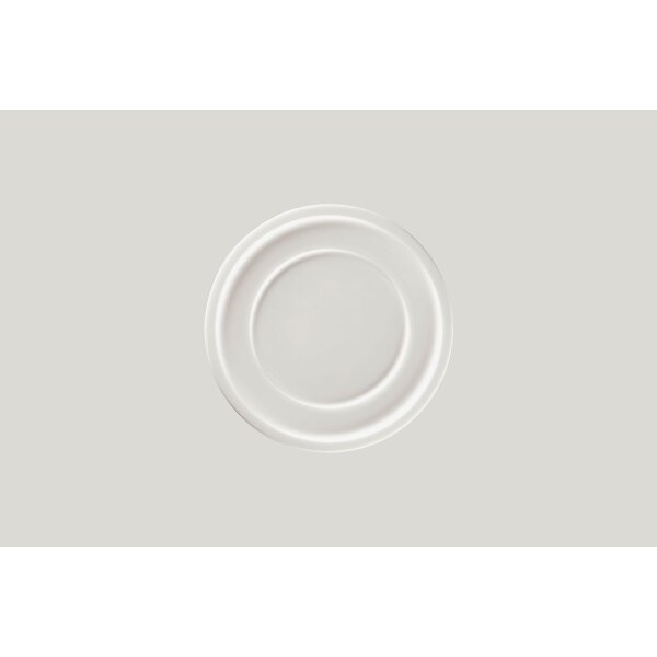 RAK EASE Teller flach mit Rand - white - RAKSTONE PEESS d 20.5 cm / h 1.8 cm