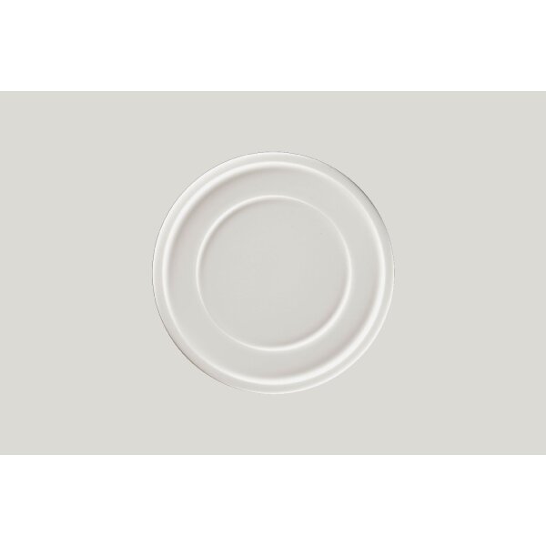 RAK EASE Teller flach mit Rand - white - RAKSTONE PEESS d 24 cm / h 2 cm