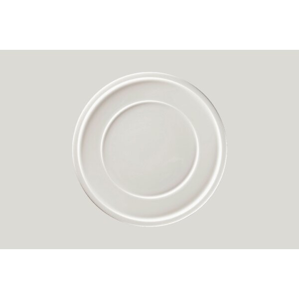 RAK EASE Teller flach mit Rand - white - RAKSTONE PEESS d 28 cm / h 2.5 cm