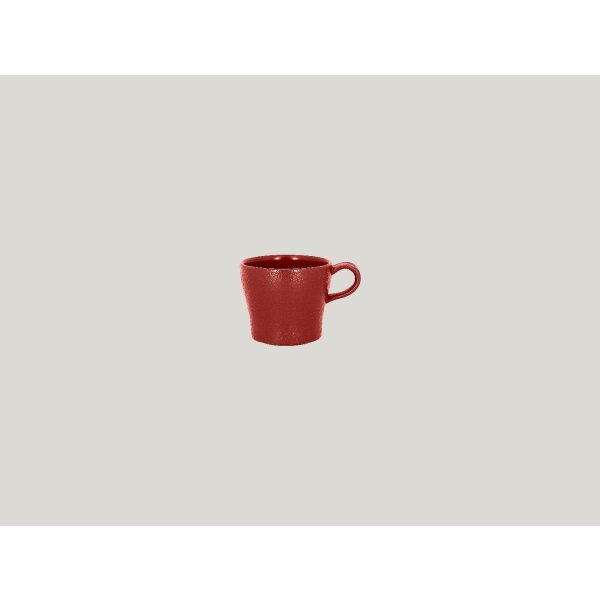 RAK NEOFUSION Kaffeetasse - magma - DUNKELROT d 8cm/ h 7.3cm/ c 20cl/