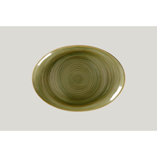 RAK SPOT Platte oval - emerald - EMERALD l 32 cm / w 23 cm / h 3.2 cm