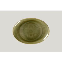 RAK SPOT Platte oval - emerald - EMERALD l 32 cm / w 23 cm / h 3.2 cm