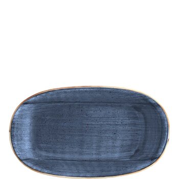 Aura Dusk Gourmet Platte oval 19x11cm
