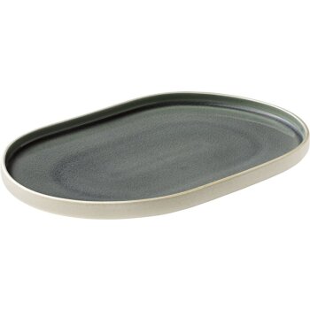 PLAYGROUND NARA Platte oval grau 30cm